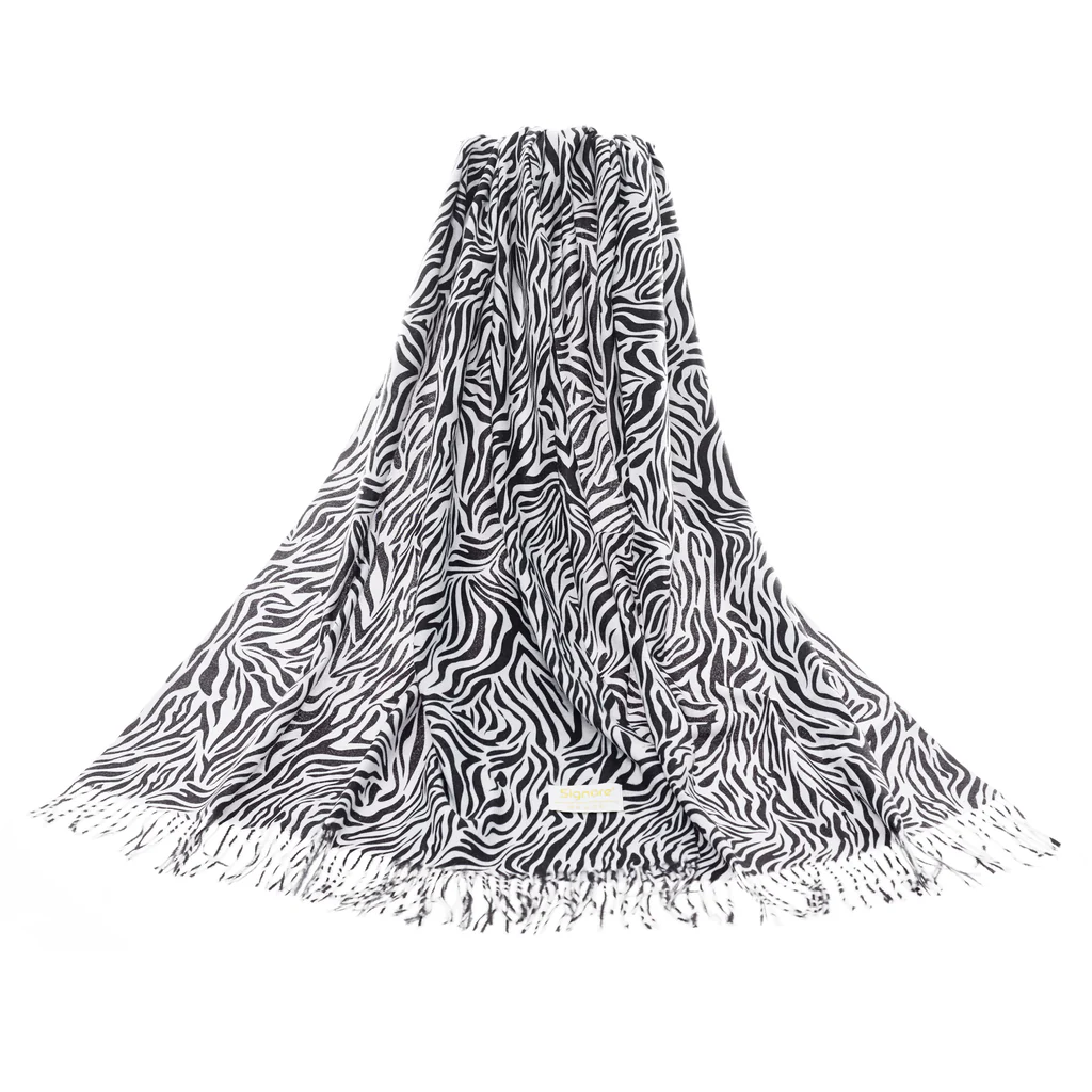 Zebra Print - Art Pashmina