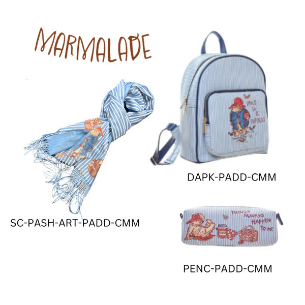 Paddington Bear Classic Marmalade - Art Pashmina - Image 3