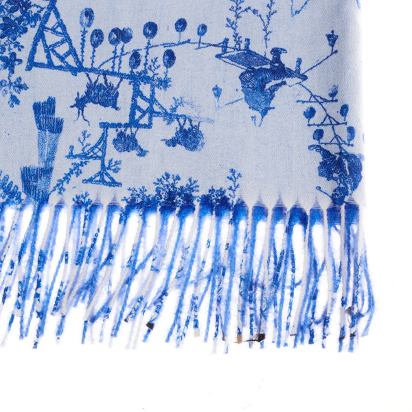The British Museum Chinoiserie - Art Pashmina - Image 4