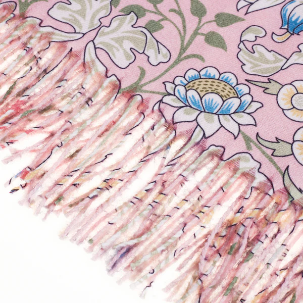 William Morris Hyacinth - Art Pashmina - Image 4
