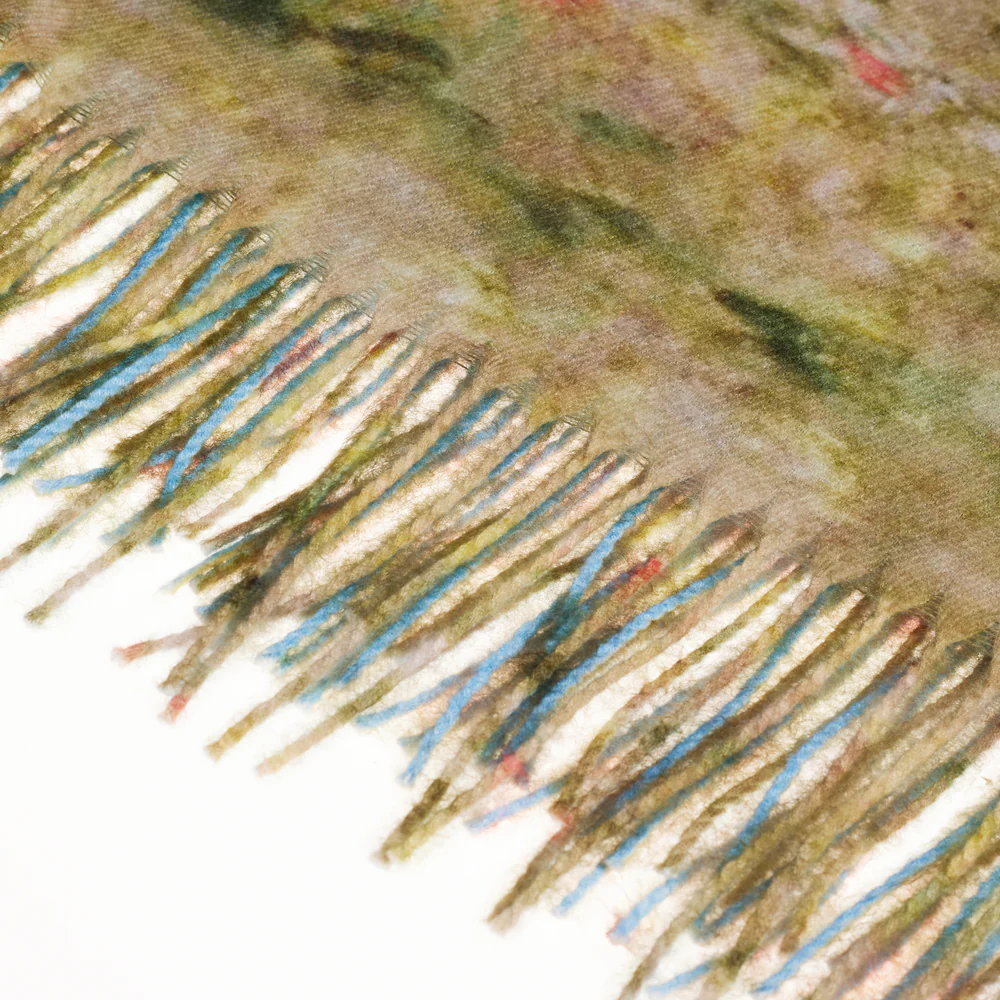 Claude Monet Poppy Field - Art Pashmina - Image 5