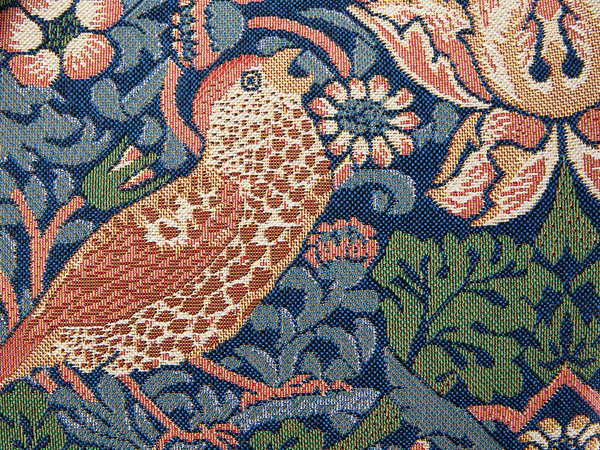 William Morris Strawberry Thief Blue - Big Holdall Bag - Image 7