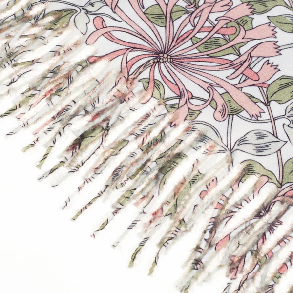 May Morris Honeysuckle - Art Pashmina - Image 5