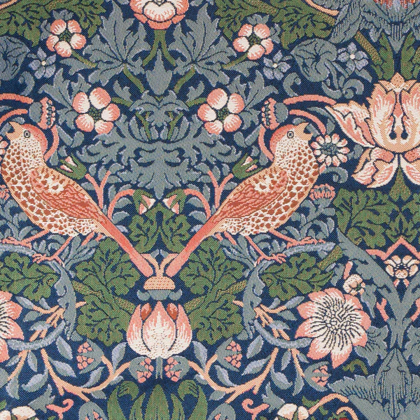 William Morris Strawberry Thief Blue - Convertible Bag - Image 4