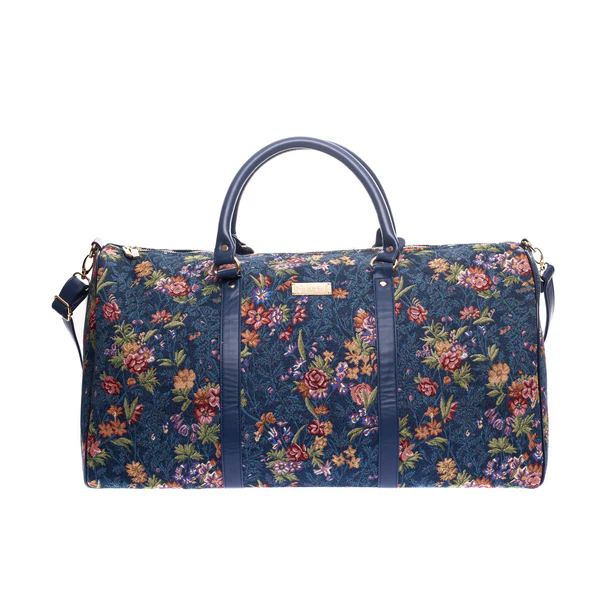 V&A Licensed Flower Meadow Blue - Big Holdall