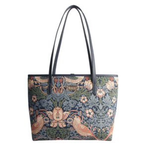 William Morris Strawberry Thief Blue - College Bag