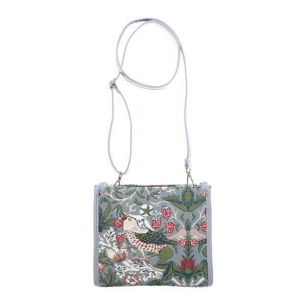 V&A Licensed Strawberry Thief Grey - City Bag Small - Image 2