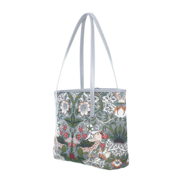 V&A Licensed Strawberry Thief Grey - College Bag - Image 2