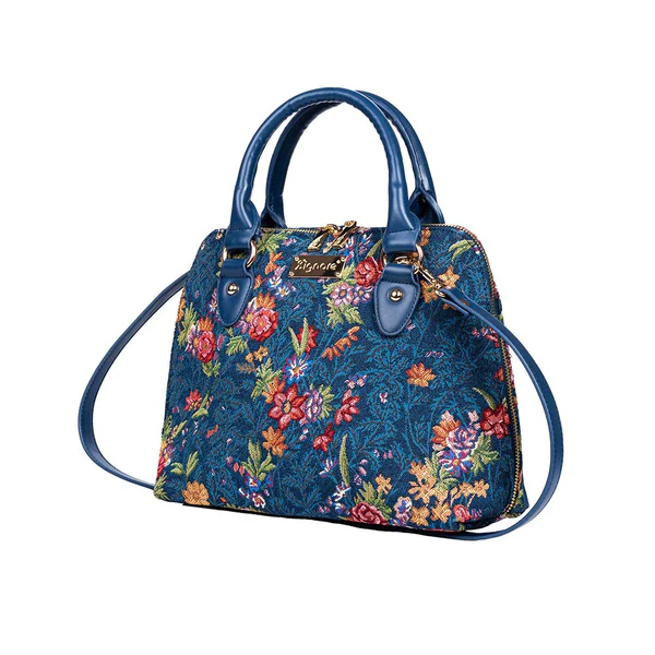 V&A Licensed Flower Meadow Blue - Convertible Bag - Image 2