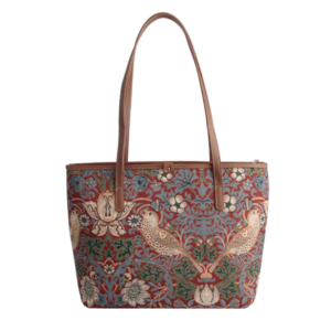 William Morris Strawberry Thief Red - College Bag