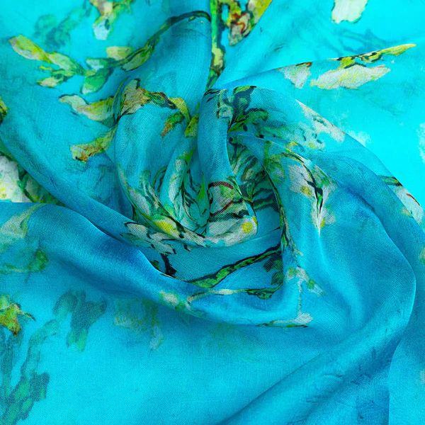 Van Gogh Almond Blossom - 100% Pure Silk Scarf - Image 3