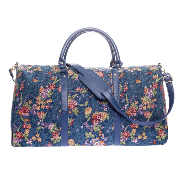 V&A Licensed Flower Meadow Blue - Big Holdall - Image 5