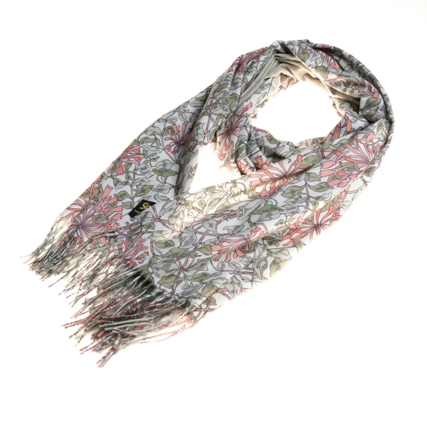 May Morris Honeysuckle - Art Pashmina - Image 2