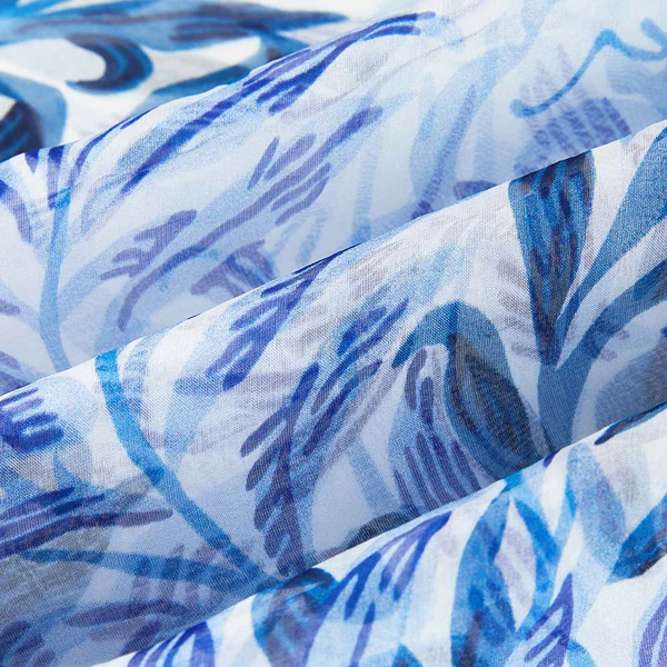 William Morris Willow Bough - 100% Pure Silk Scarf - Image 4