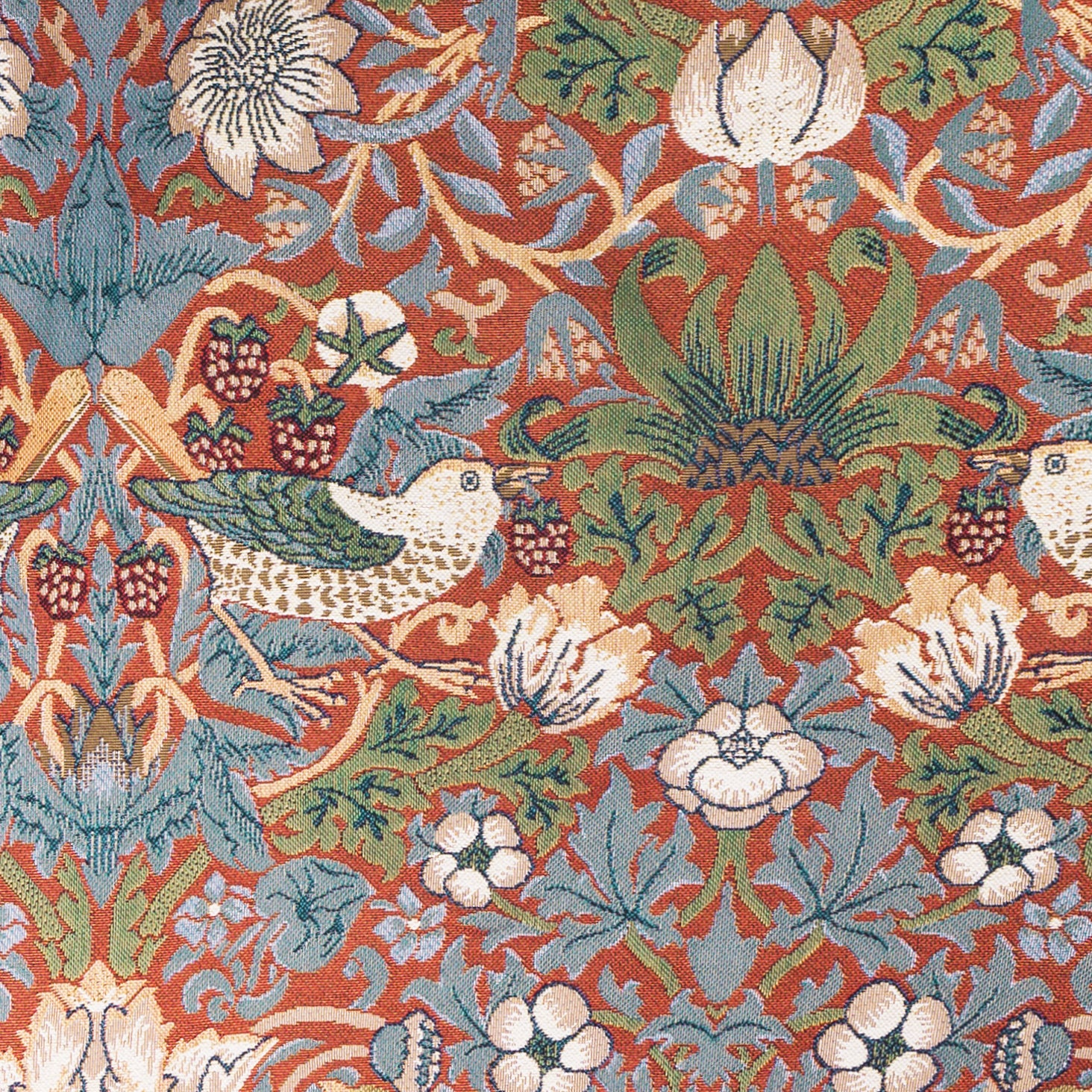 William Morris Strawberry Thief Red - Convertible Bag - Image 2