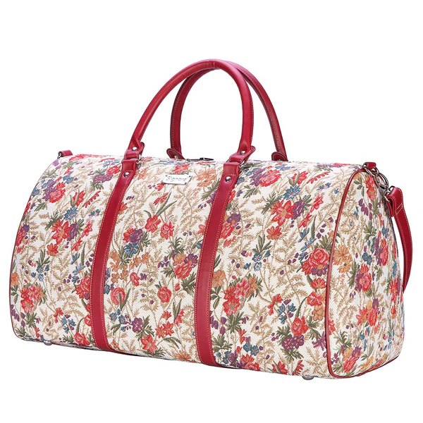 V&A Licensed Flower Meadow - Big Holdall - Image 4