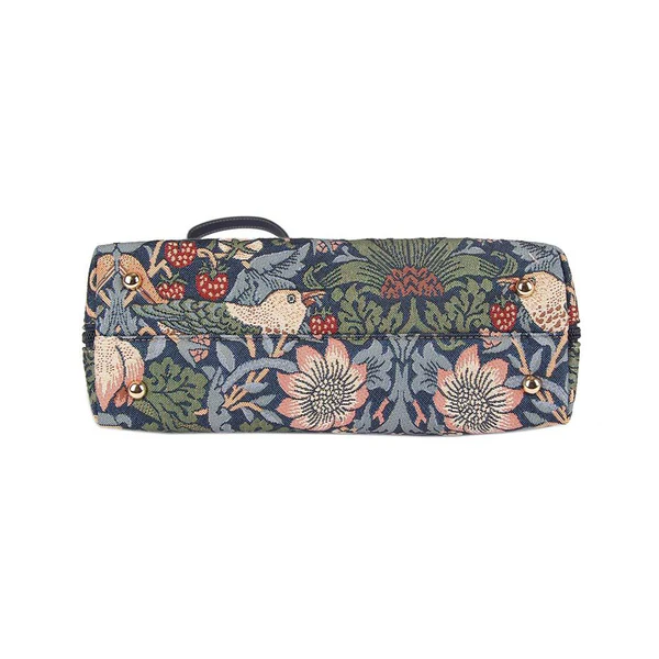 William Morris Strawberry Thief Blue - Convertible Bag - Image 2