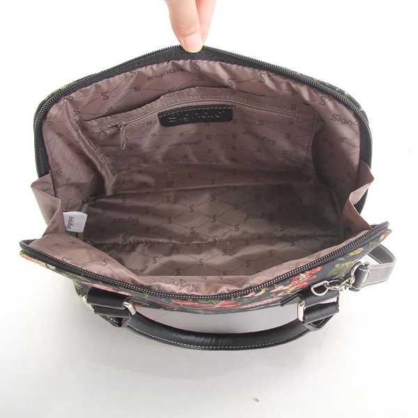 Morning Garden Black - Convertible Bag - Image 6