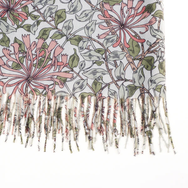 May Morris Honeysuckle - Art Pashmina - Image 4